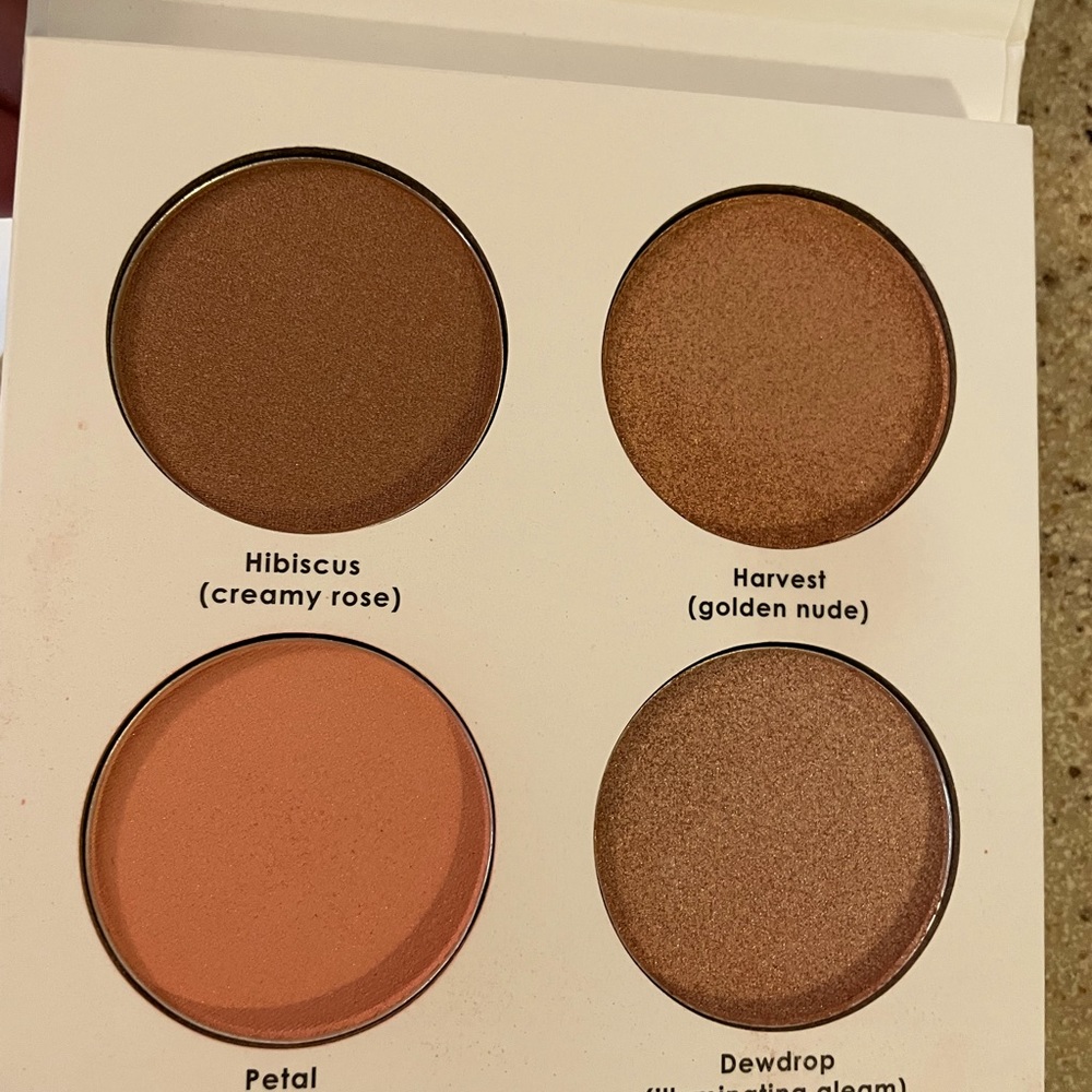Makeup blush pallet